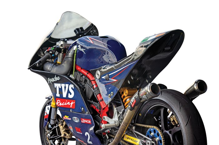 TVS Apache RR310 ARRC race bike feature: power, handling, brakes, tyres, suspension.